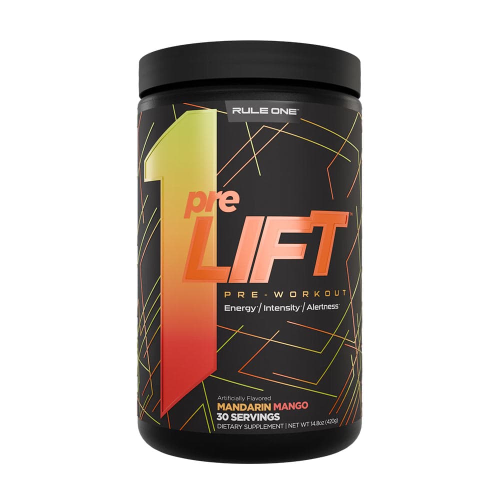 Rule One preLIFT 350 g Polvo - Energía Pre-Entrenamiento – Rule One packaging