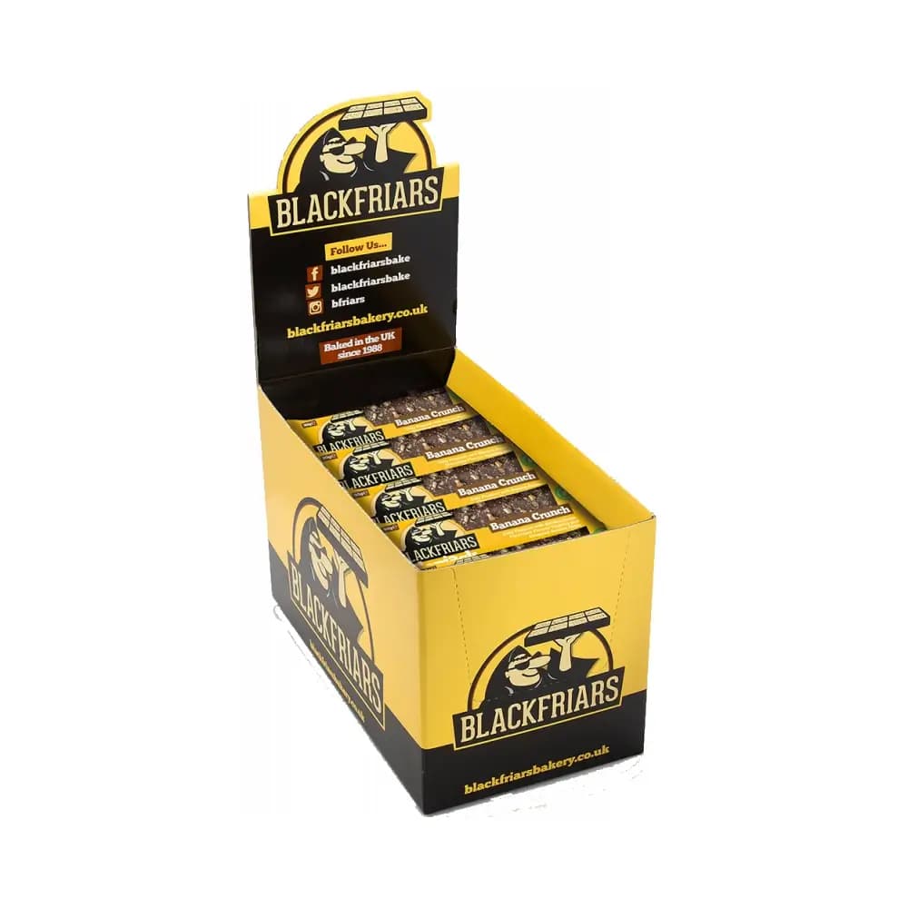 Blackfriars - Flapjacks 90g (25x90g) - Banana Crunch – Blackfriars emballage