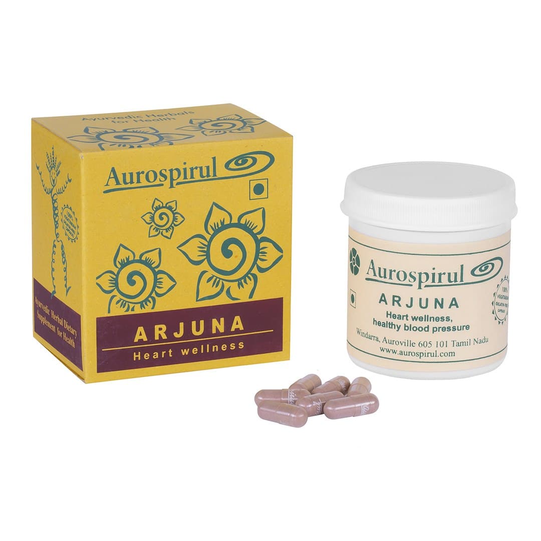 Aurospirul - Arjuna - Cardiac Support - 100 capsules – Aurospirul packaging