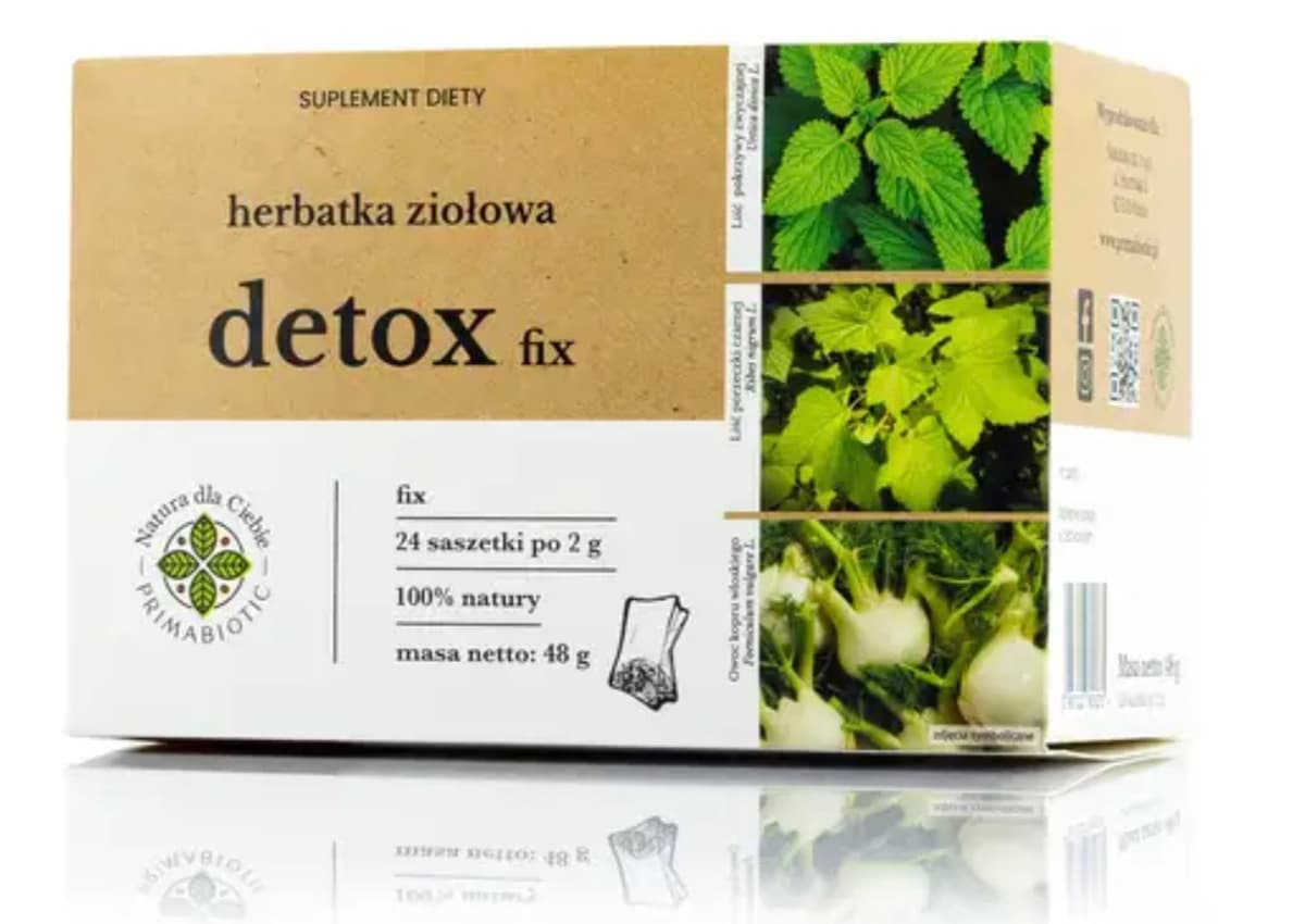 PrimaBiotic Kruidenthee Detox Fix 24x2g | Prima Zdrowie