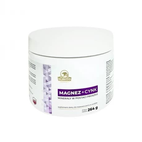 SLAVITO Magnez + Cynk proszek 264 g – Slavito packaging