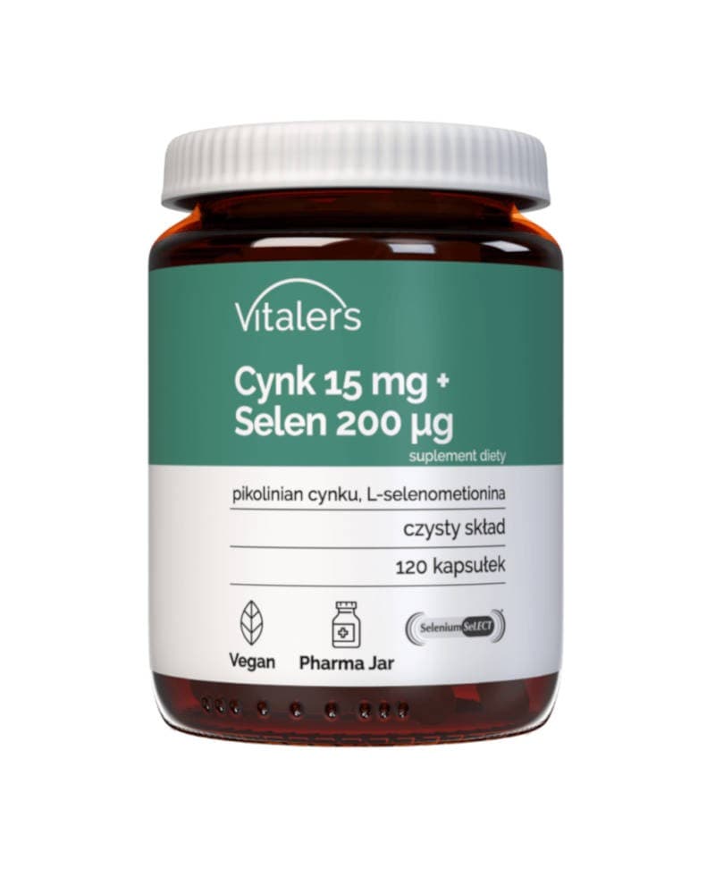 Vitaler's Zinc + Selenium organic 120 capsules – Vitaler's packaging