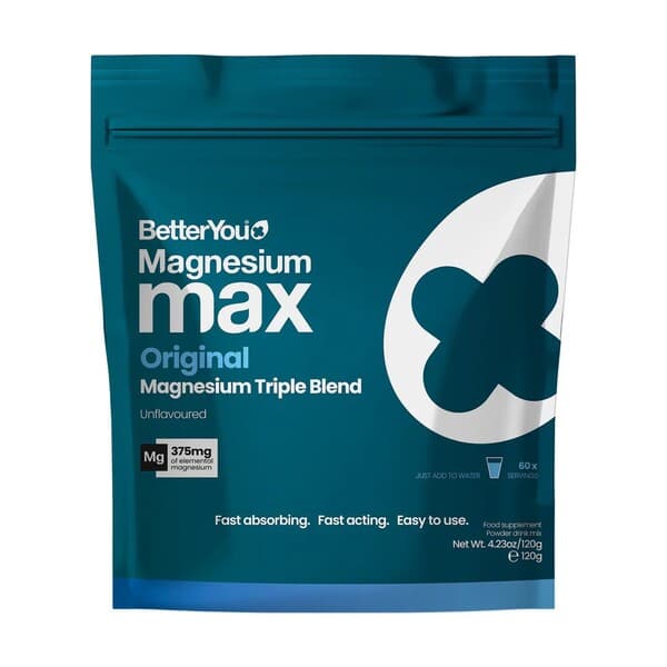 Better You - Magnesium Max Original, pó 120 g – Better You packaging