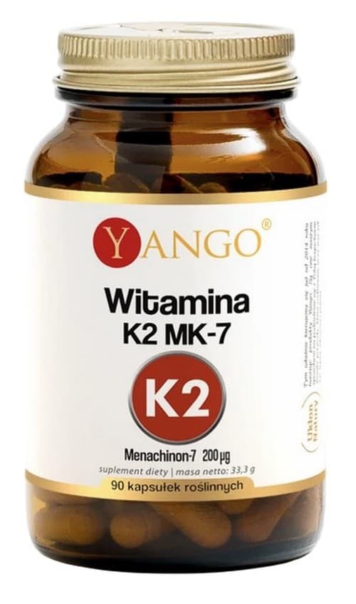 Yango Vitamin K2-MK-7 – 30 kapsler – Yango embalagem