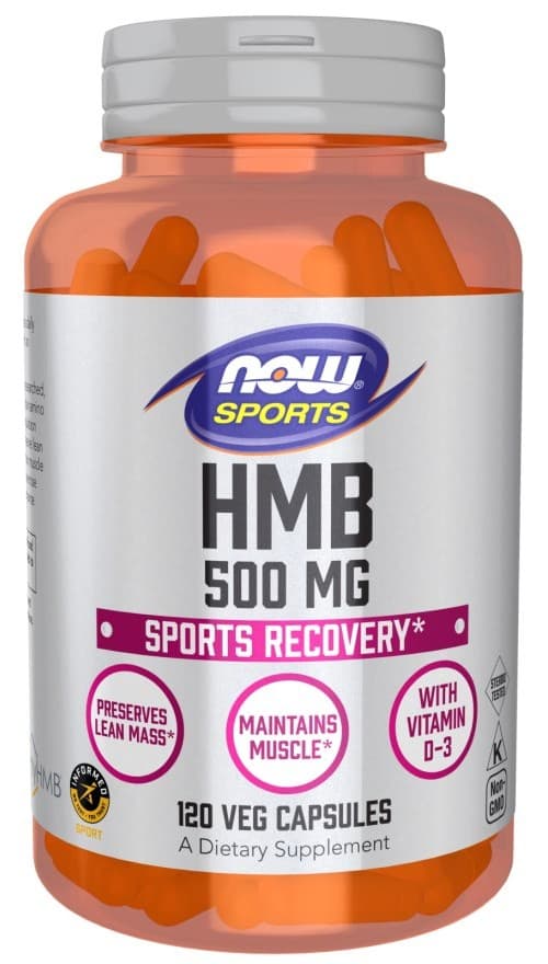 NOW Foods HMB 500mg 120 Vcaps – NOW Foods empaque