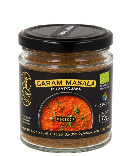 Pięć Przemian - Garam Masala - 70g – Pięć Przemian opakowanie