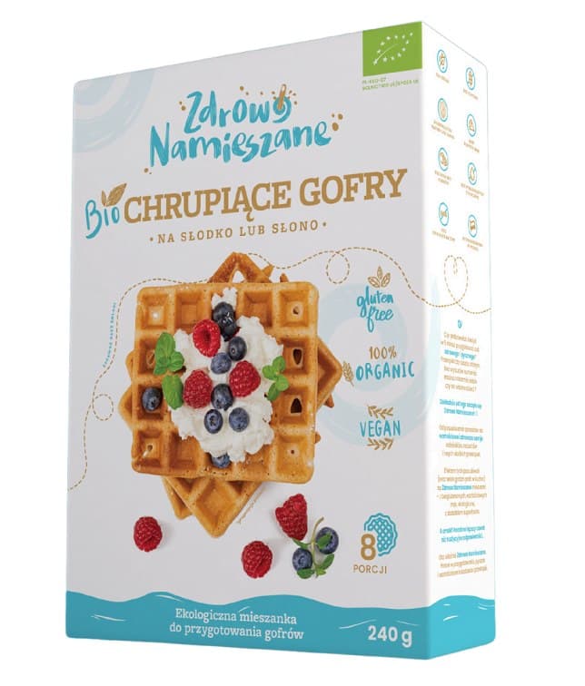 Zdrowo Namieszane Mieszanka Na Glutenfria Våfflor BIO 240 g | Bio Planet