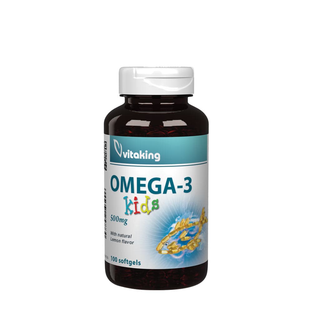 Vitaking Omega-3 Kids 100 Sgels – Vitaking verpakking