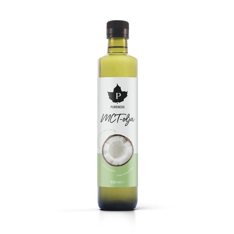 MCT-Olie 500ml – Pureness verpakking