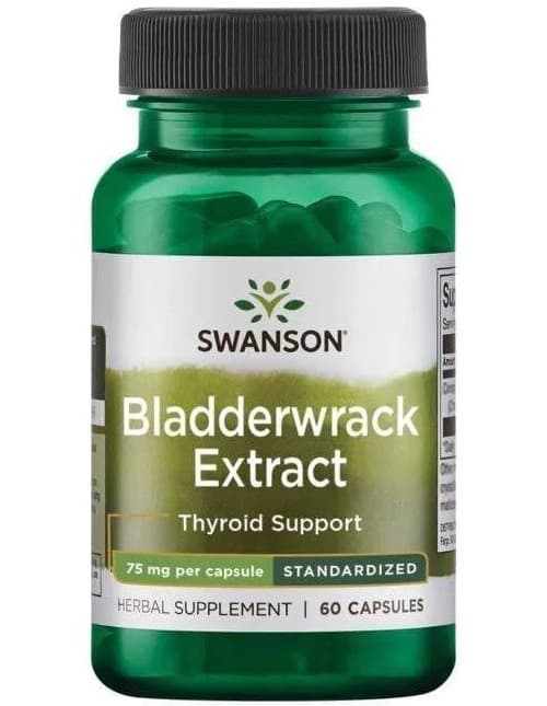 Swanson - Bladderwrack Leaves - 60 Caps – Swanson förpackning