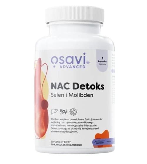 Osavi NAC Detox, Selenium, Molybdenum - 60 kapslar – Osavi förpackning