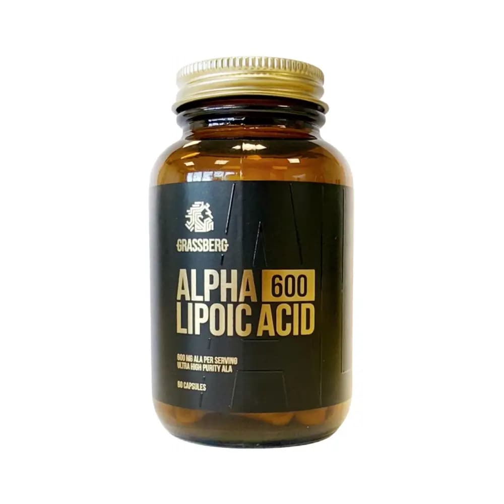 Grassberg Alpha Lipoic Acid 600 – 60 kapsułek – Grassberg opakowanie