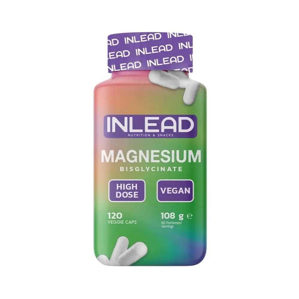 Inlead Magnesium Bisglycinate - Flavourless - 120 Vegetable Capsules – Inlead packaging