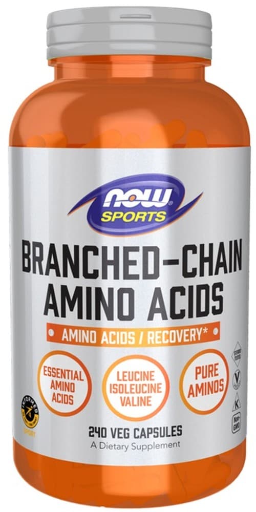 Now Foods - Acides Aminés à Chaîne Ramifiée - 240 Vcaps – NOW Foods emballage