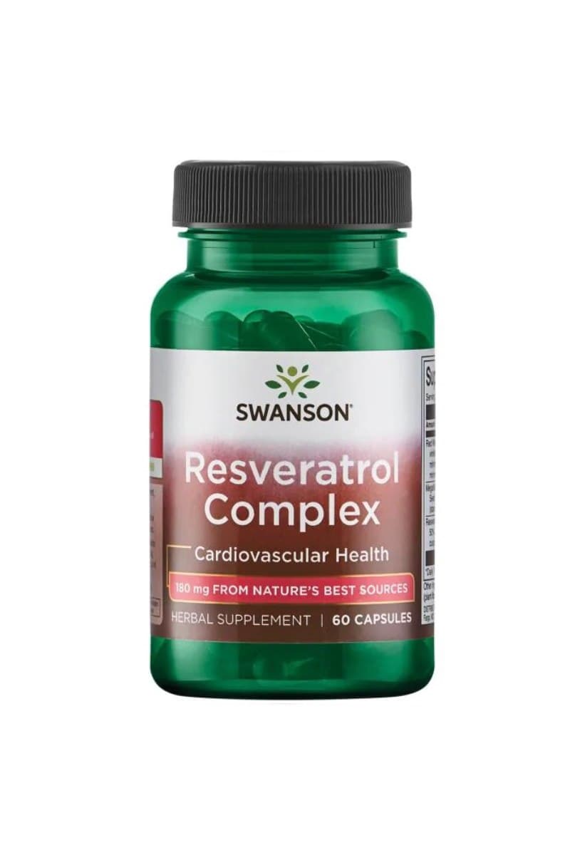 Swanson Resveratrol Complex 30 mg – 60 capsules végétariennes – Swanson emballage
