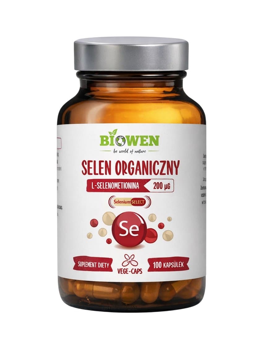 Biowen - Organic Selenium L-Selenomethionine - 100 Capsules – Biowen packaging