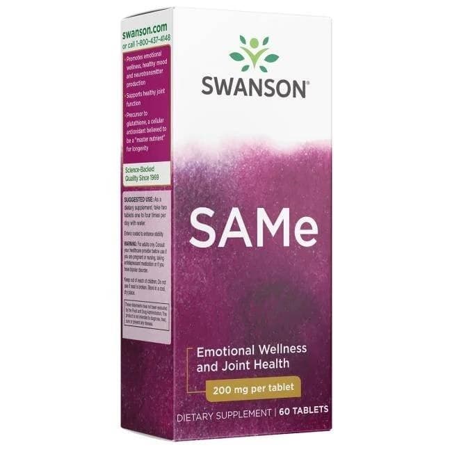 Swanson - SAMe - 60 tabletas – Swanson empaque