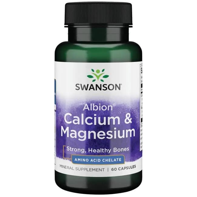 Swanson - Albion Calcium & Magnesium - 60 Capsules – Swanson packaging