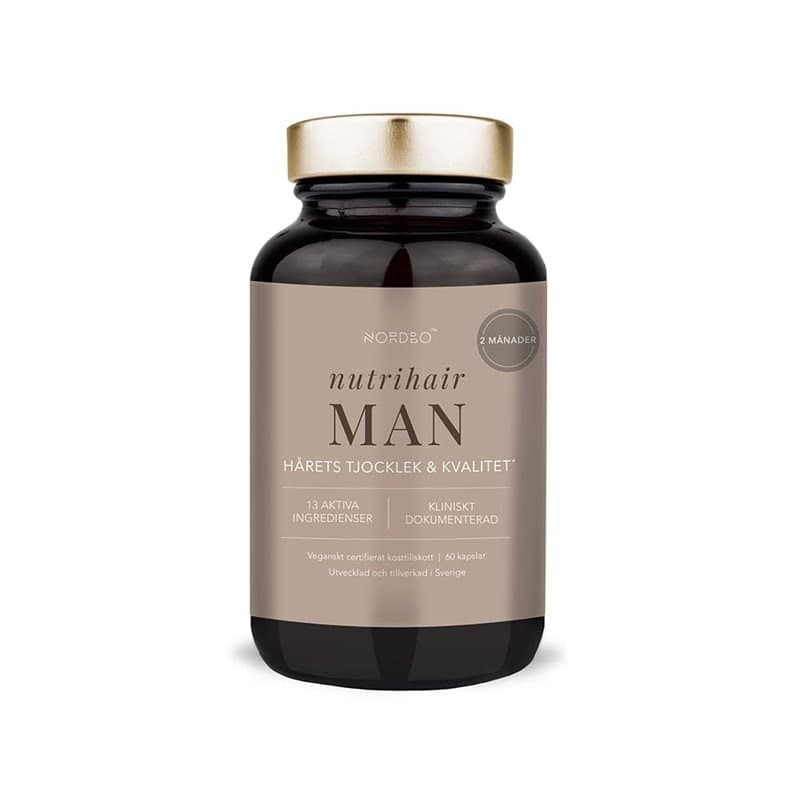 Nutrihair Man 60 capsules | Nordbo – Nordbo emballage