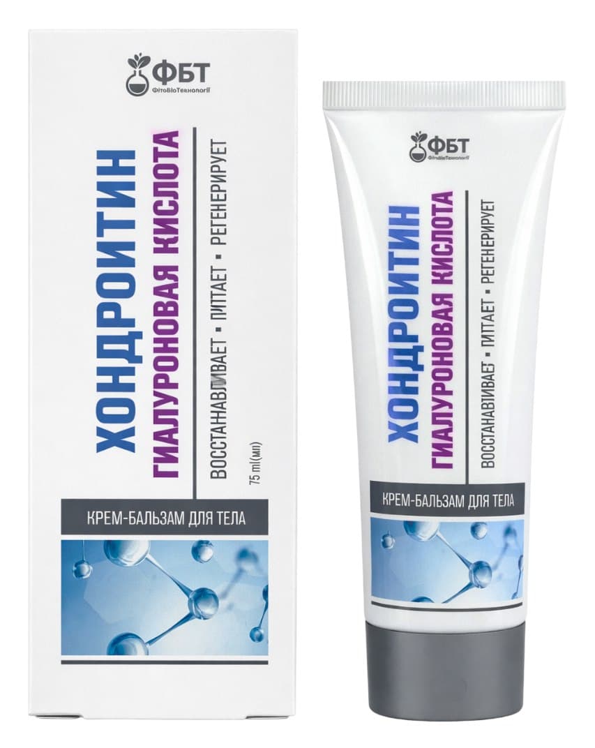 Фбт (Фітобіотехнологія) - Crema-Balm Corpo con Condroitina e Acido Ialuronico - 75ml – FBT packaging