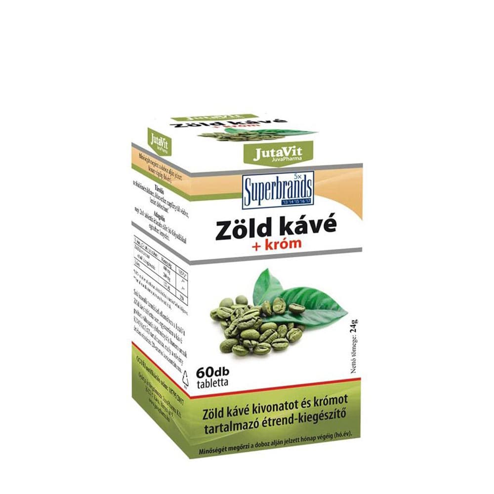 Jutavit Green Coffee + Chromium - 60 compresse – Jutavit confezione