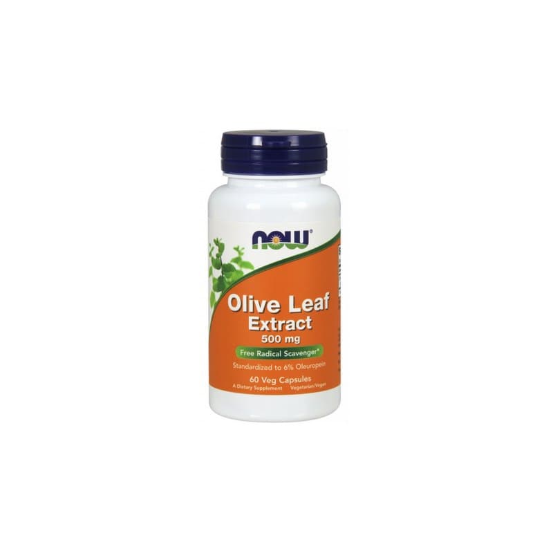 NOW Foods Olive Leaf Extract 500mg – 60 vegetarische Kapseln
