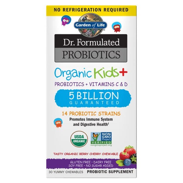 Garden Of Life - Probiotics Kids+ Berry Cherry - 30 Gummies – Garden Of Life Verpackung