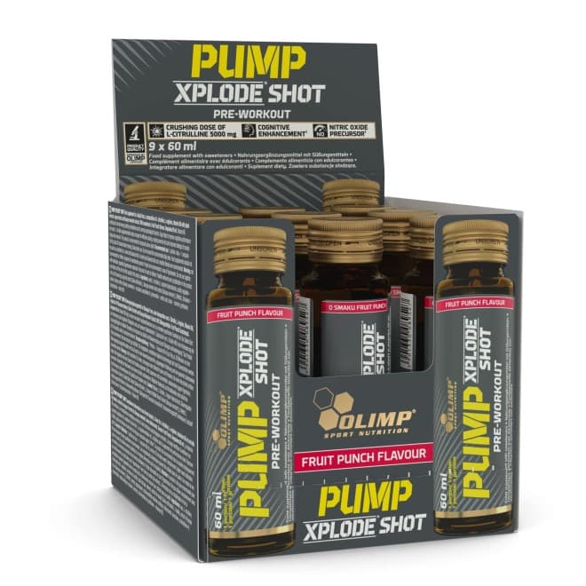 Olimp Labs Pump Xplode Shot, Fruit Punch, 60 ml – Olimp Labs Verpackung