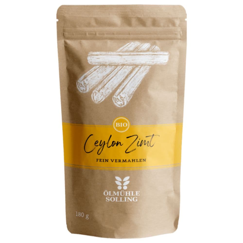 KRAUTERHAUS SANCT BERNHARD Bio Ceylon kaneel (180 g) – Ölmühle Solling verpakking
