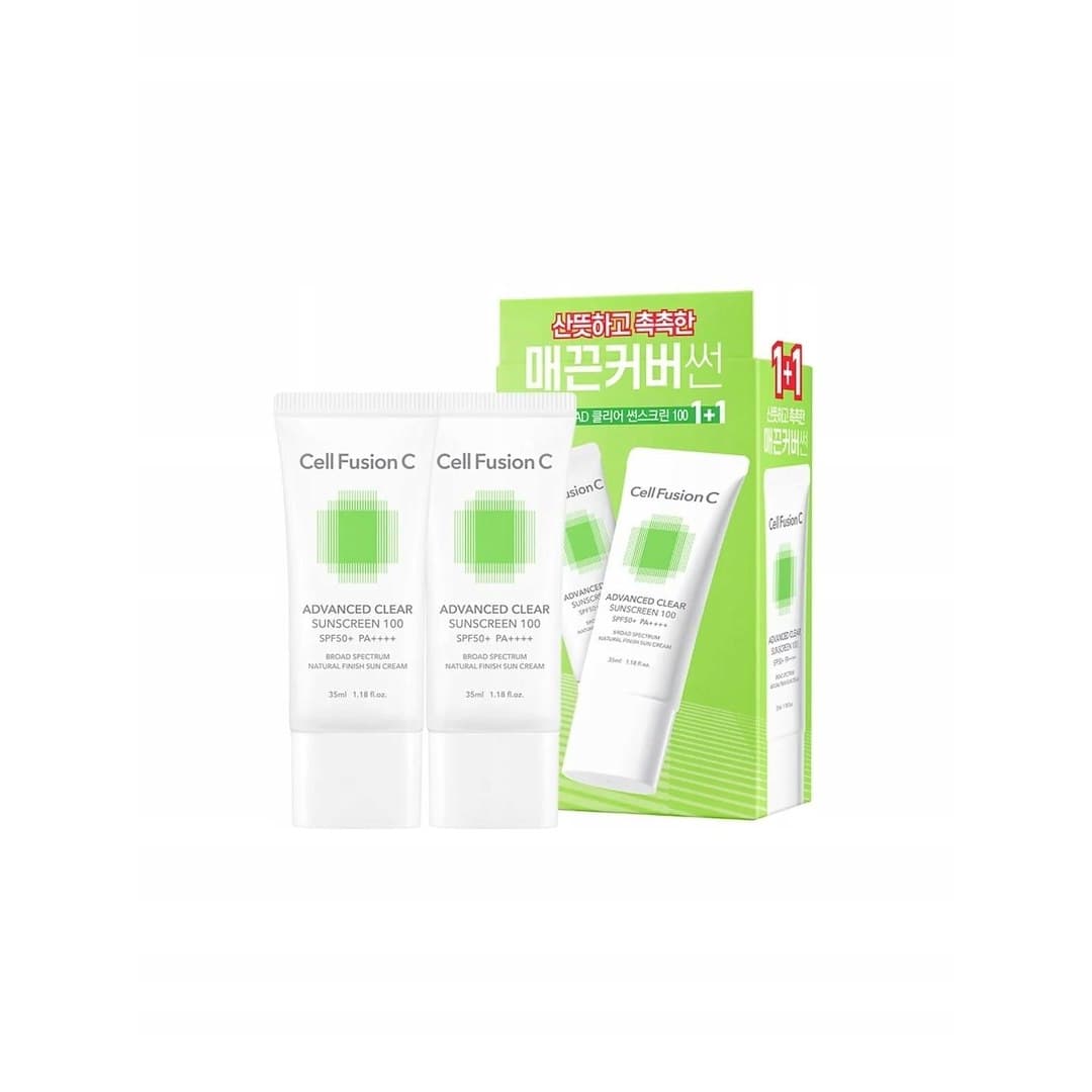 Cell Fusion C Advanced Clear Sunscreen SPF48/PA++++ 2 x 35 ml