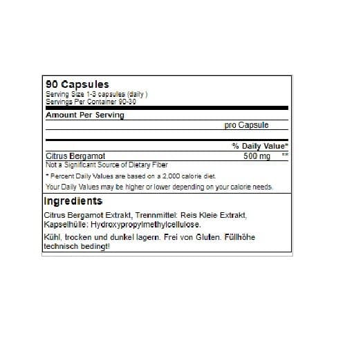 GN Laboratories - Zitrusbergamotte - 90 Kapseln