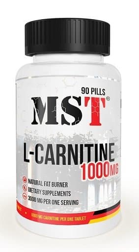MST - L-karnitin 1000 - 90 tabletter – MST förpackning