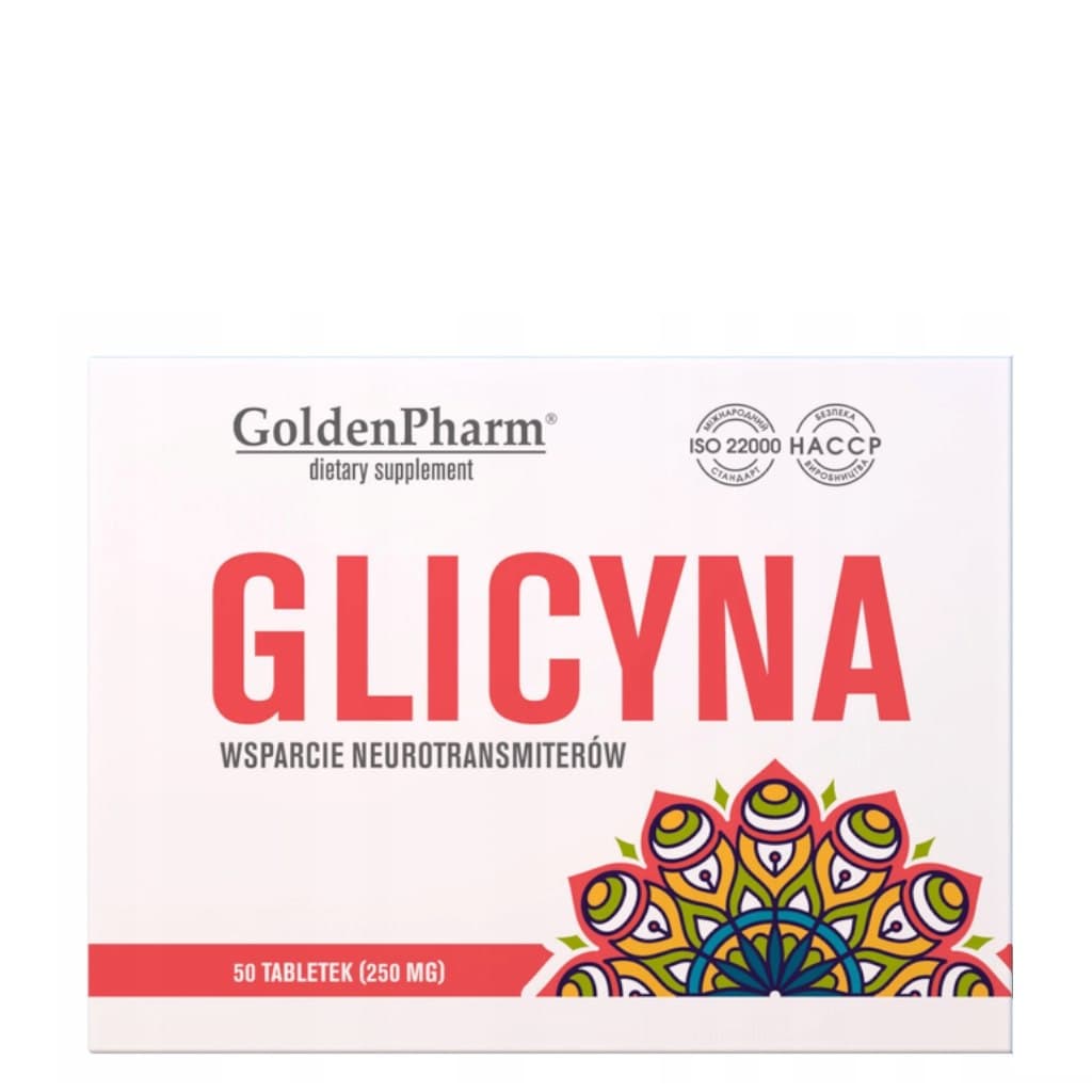 GoldenPharm - Glycine – GoldenPharm förpackning
