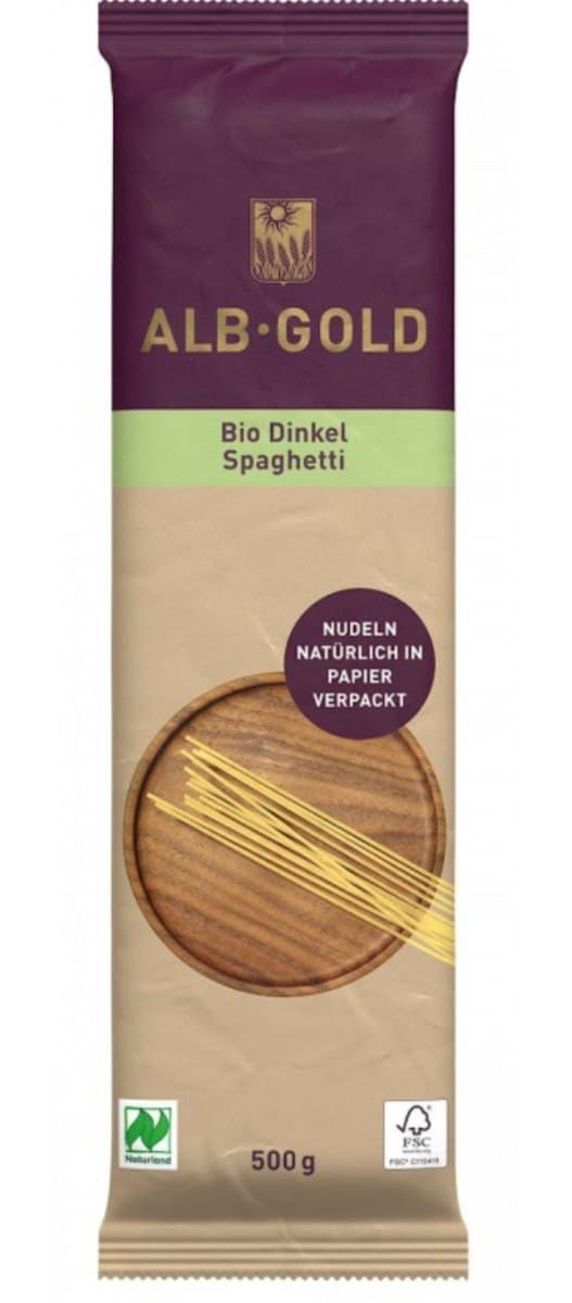 Alb Gold Einkorn Spaghetti BIO 500 g | Bio Planet