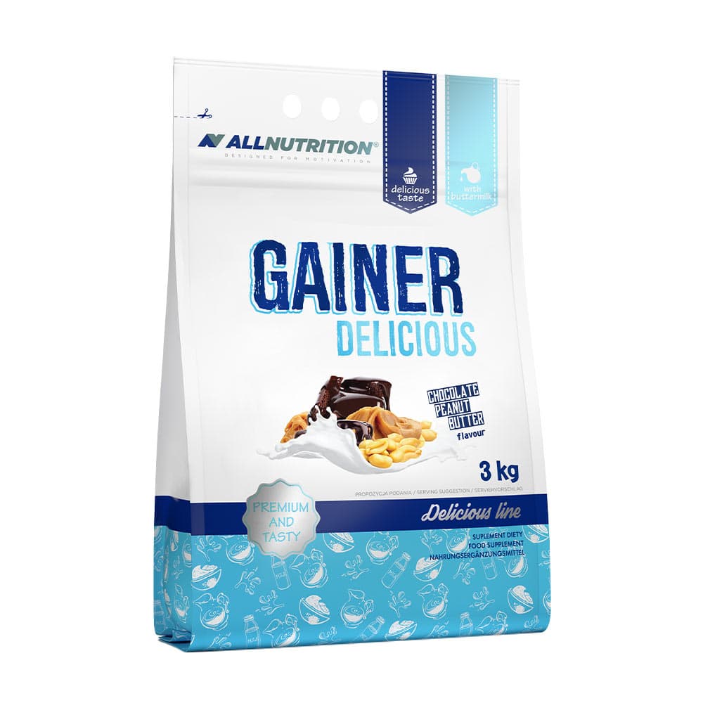 Allnutrition Gainer Delicious - Polvo nutritivo para aumento de peso y músculo – Allnutrition empaque