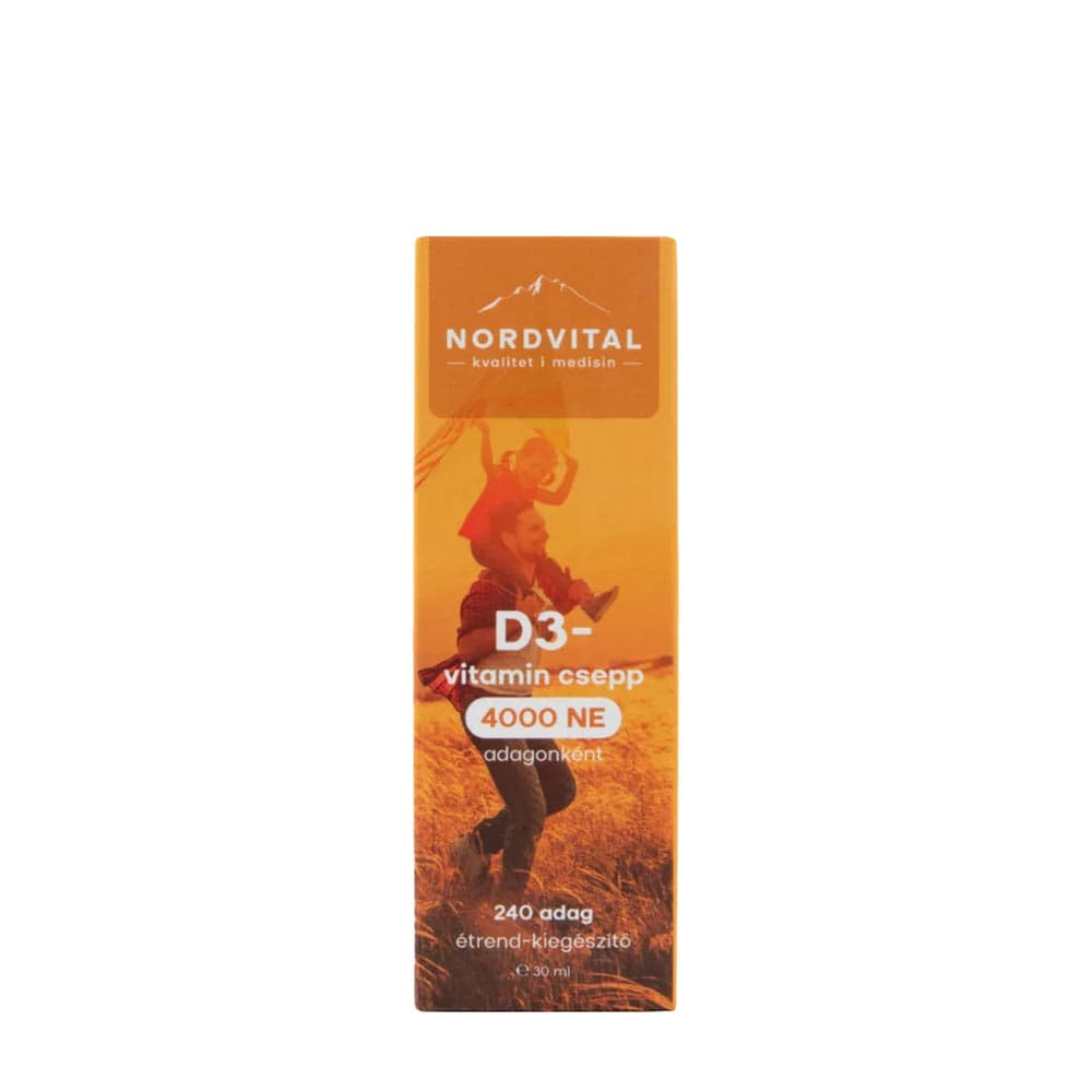 Nordvital Vitamin D3 - 30 ml – Nordvital Verpackung