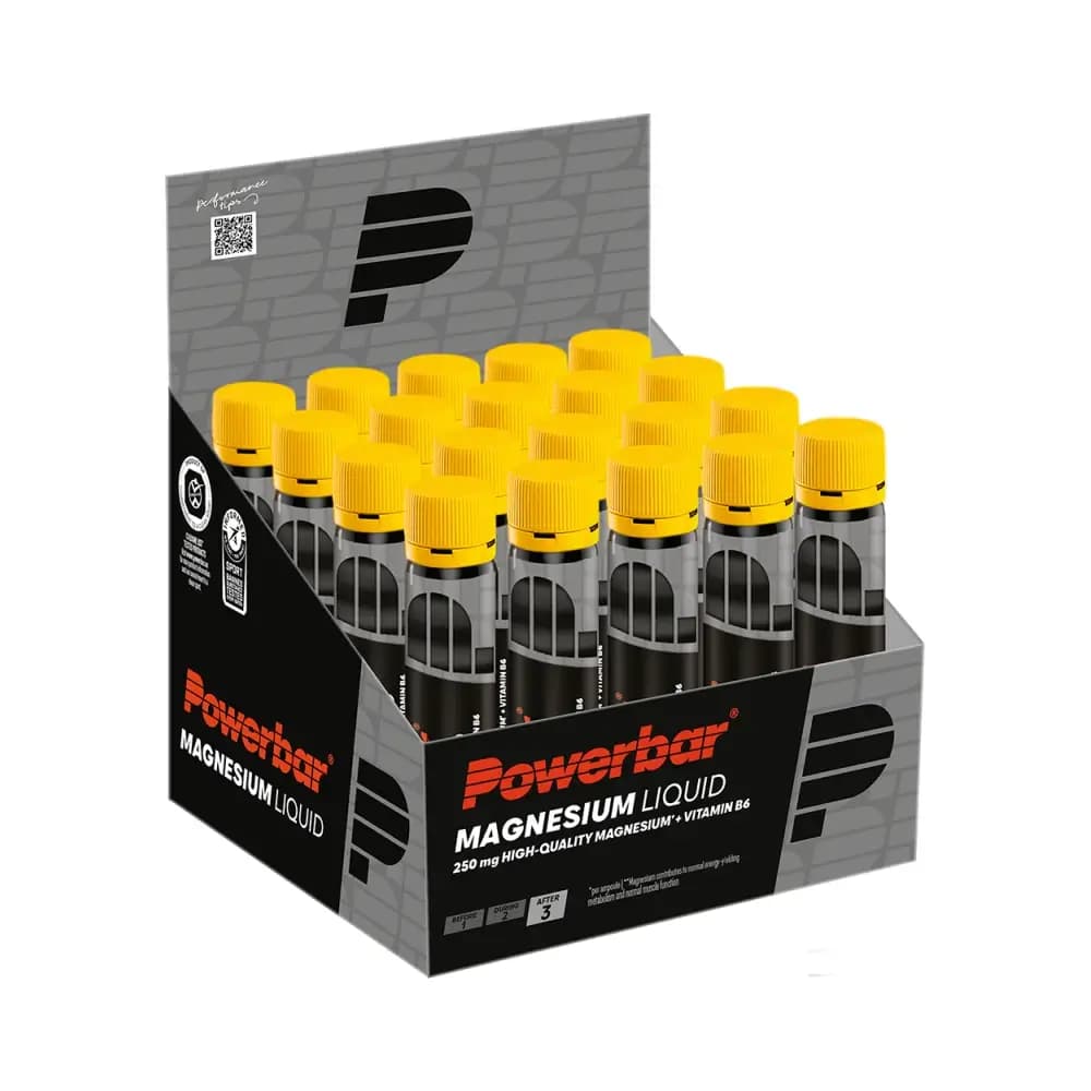 Powerbar Magnesium Liquid Ampoules (20x25ml) - Bezsmakowe – Powerbar opakowanie