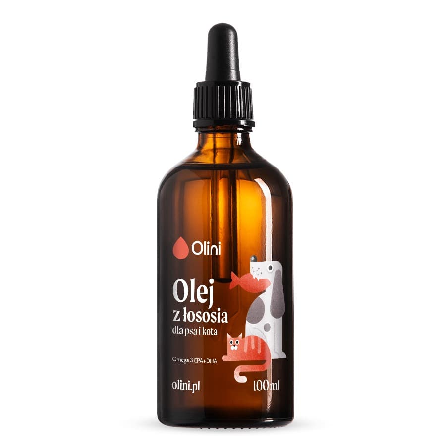 Olini Salmon Oil for dogs and cats 100 ml | olini – olini packaging