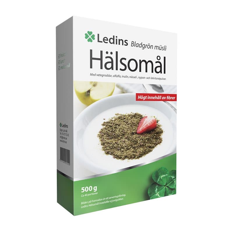 Musli Hälsomål Osötad 500g – Ledins confezione