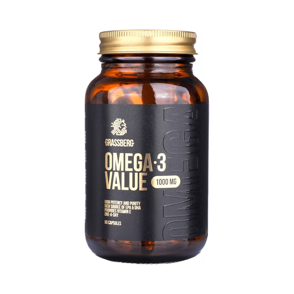 Grassberg Omega-3 Value 1000mg – Grassberg opakowanie