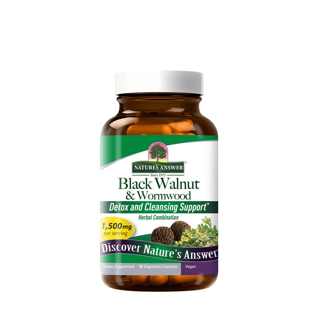 Nature's Answer Black Walnut & Wormwood - 90 Veg Capsules