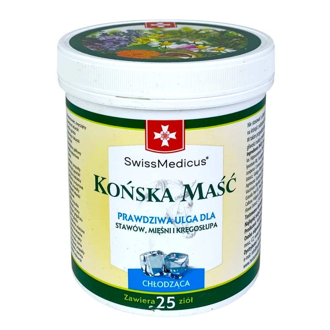 SwissMedicus - Końska Maść Chłodząca (Horse Cooling Balm) – SwissMedicus Verpackung