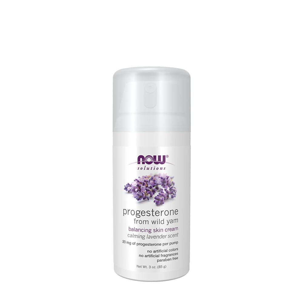 NOW Foods - Crema per la pelle bilanciata con Vildyam e progesterone – NOW Foods packaging