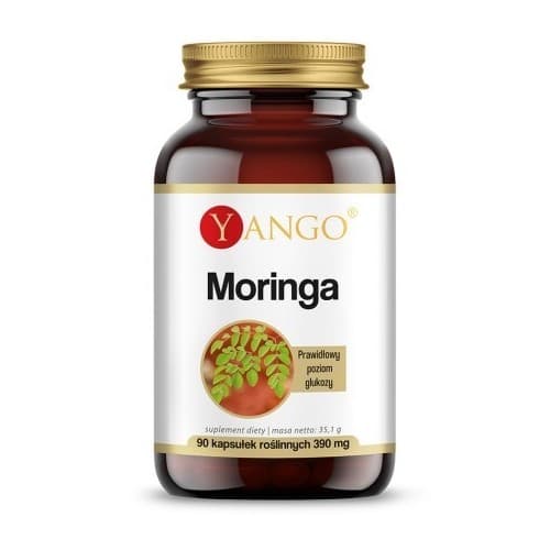 Yango Moringa - 120 capsules with pure moringa leaf powder – Yango packaging