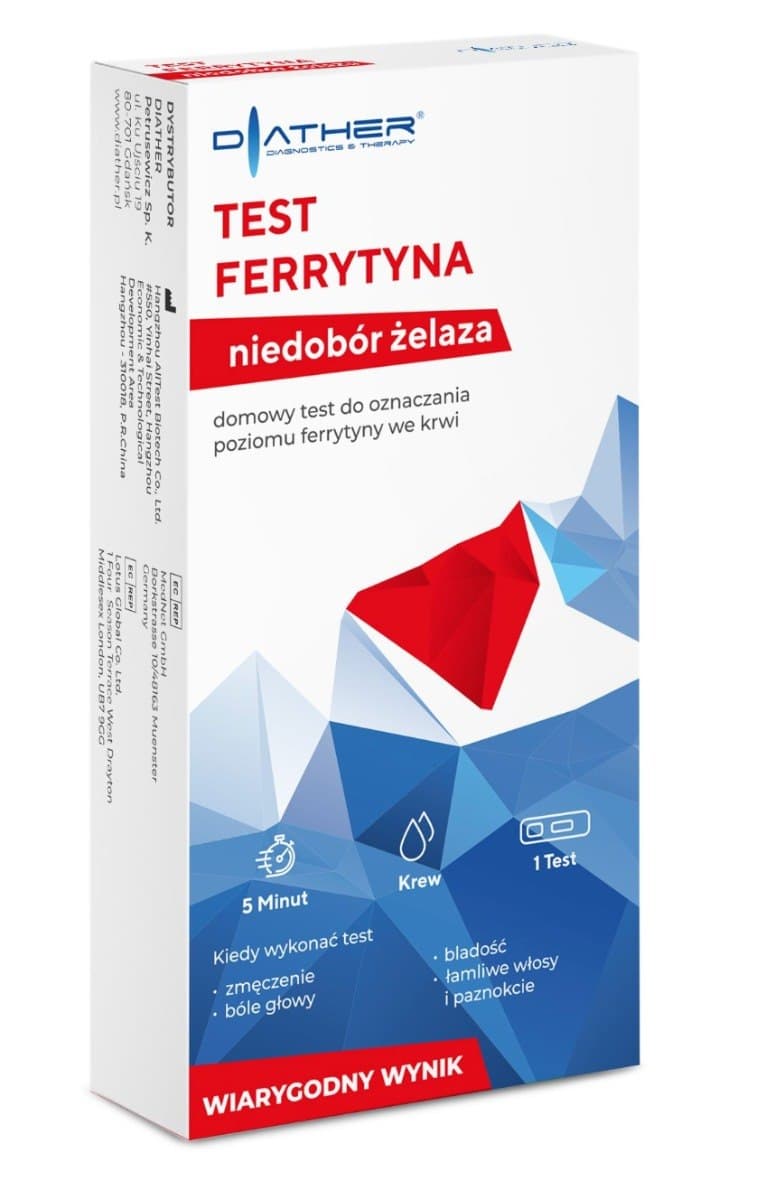 DIATHER Test Ferritin Jernmangel