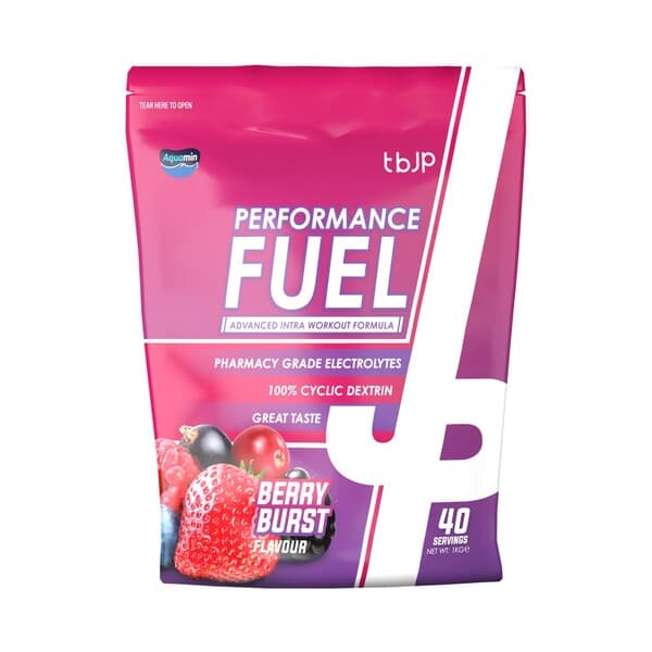 Trained by JP - Performance Fuel - Pre-Workout Energy – Trained by JP förpackning