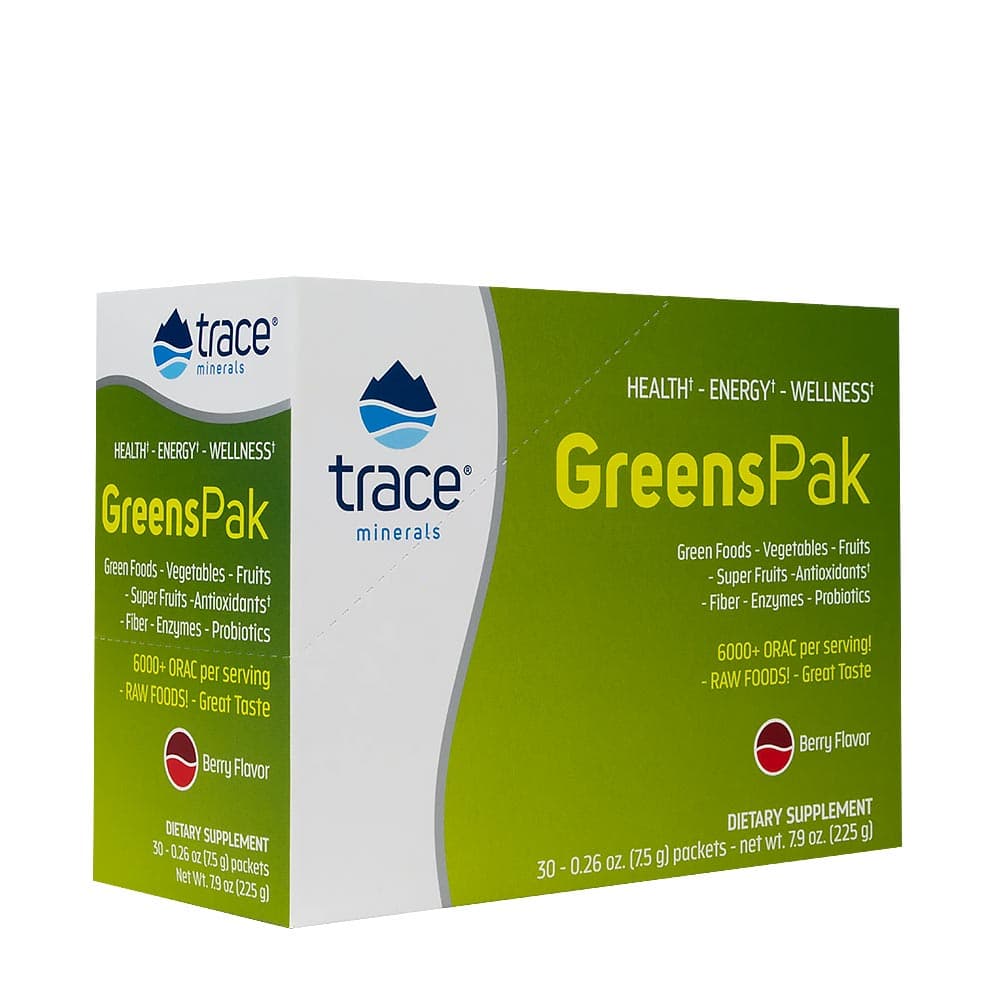 Trace Minerals - GreensPak - Groene Superfood Poeder