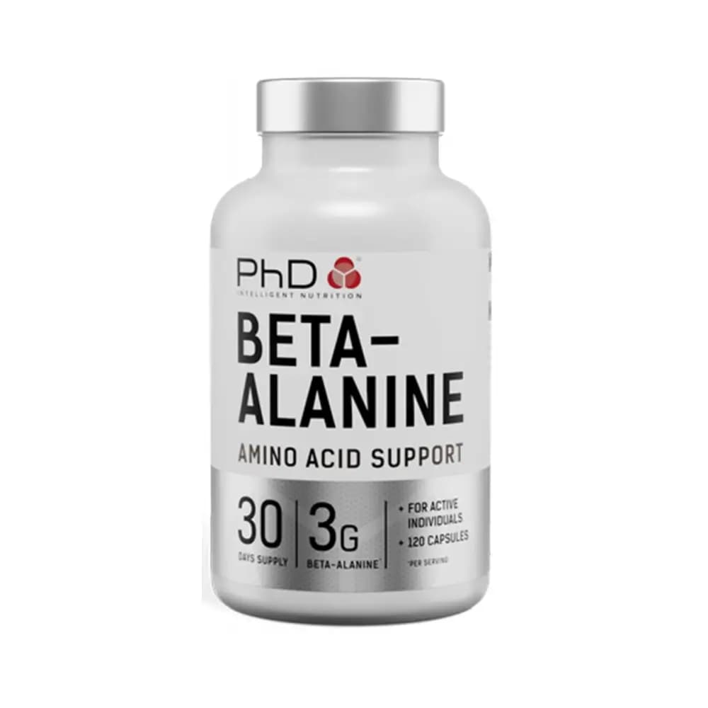 PhD Beta-Alanin – Bezsmakowy – 120 kapsułek (30 dni) – PhD opakowanie