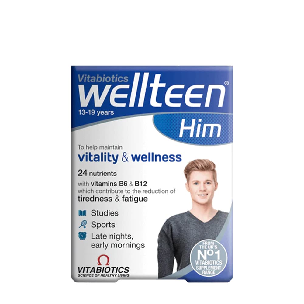 Vitabiotics - Wellteen Him - 30 Tabs – Vitabiotics förpackning