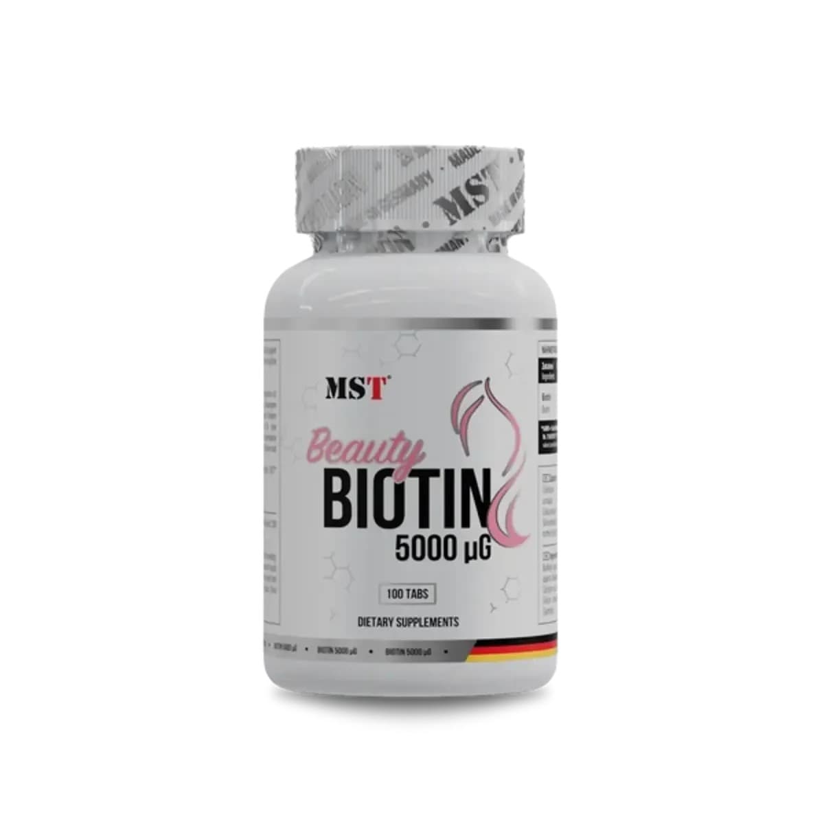 MST - Biotin - 100 Tabletten – Verpackung